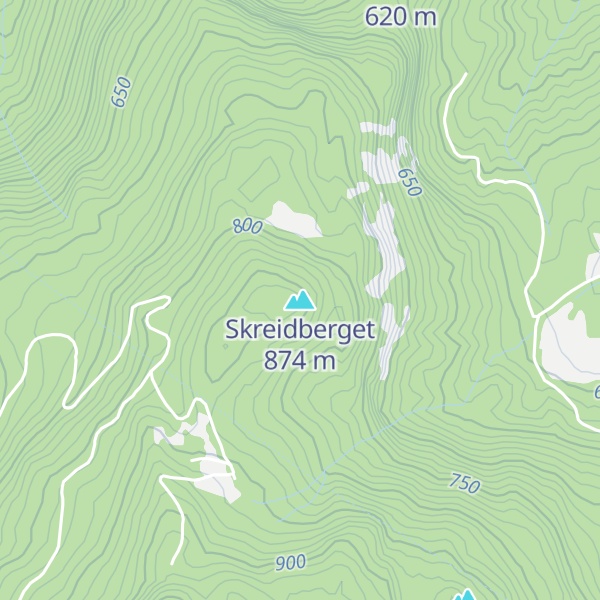Map of Skreidberget
