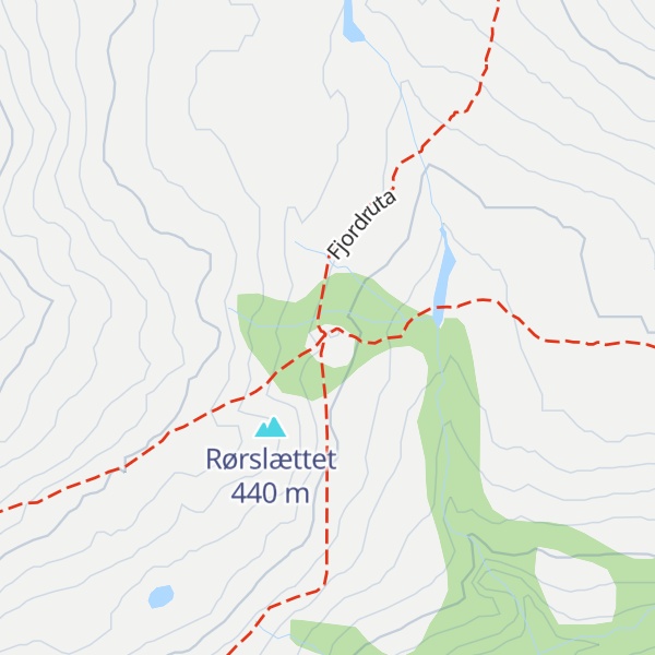 Map of Grytbakksetra