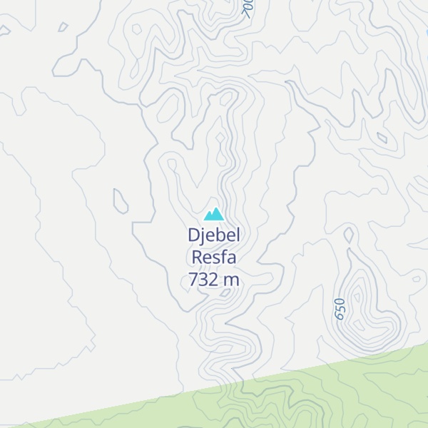 Map of Djebel Resfa