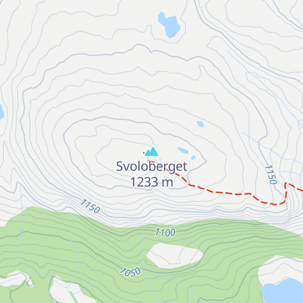 Map of Svoloberget