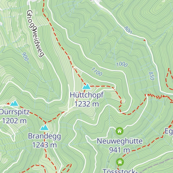 Map of Hüttchopf
