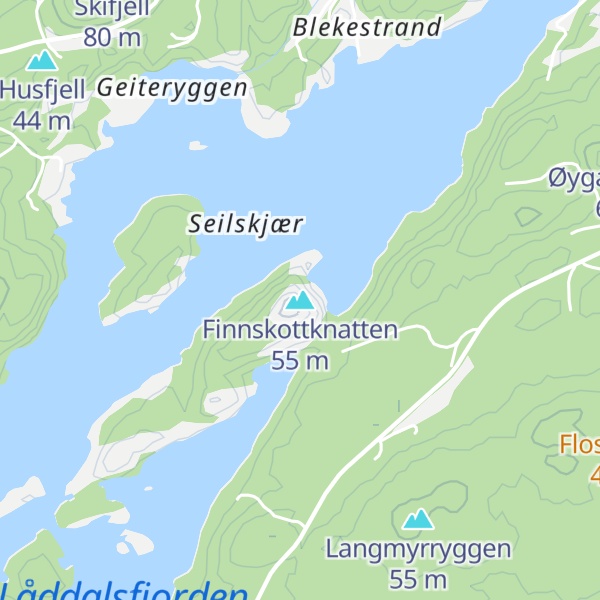 Map of Finnskottknatten
