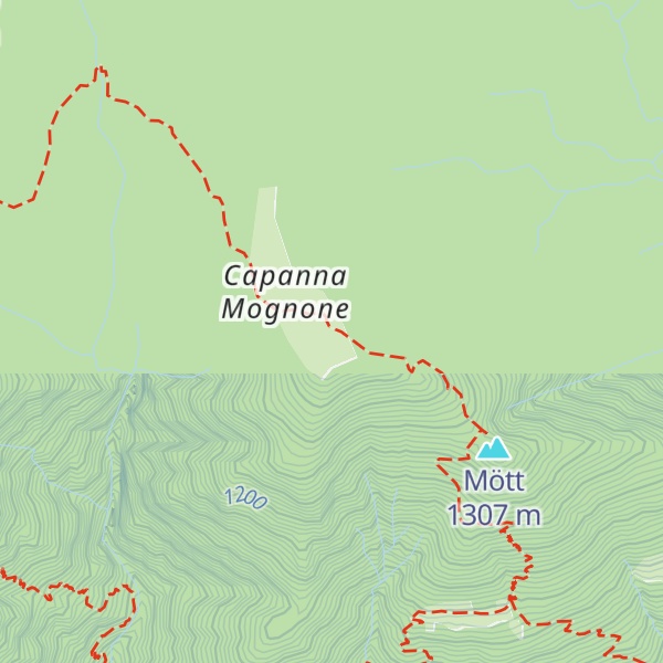 Map of Capanna Sementina