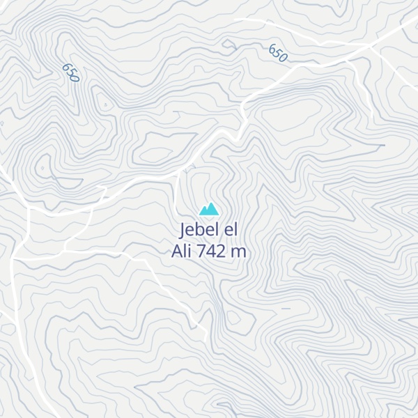 Map of Jebel el Ali