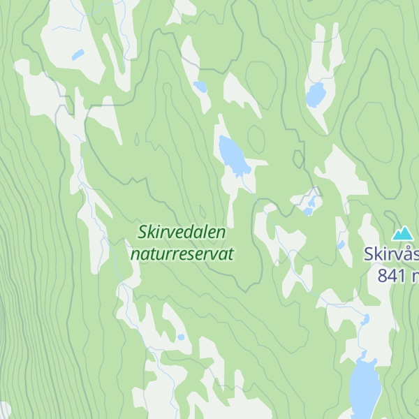Map of Skurvenuten