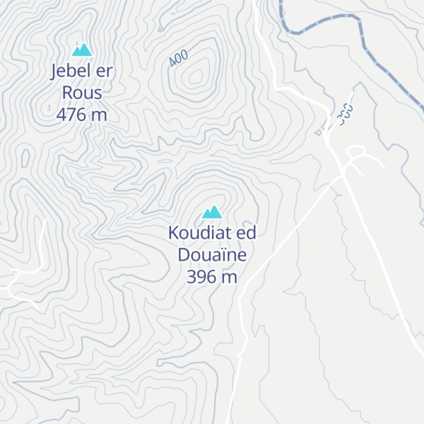 Map of Koudiat ed Douaïne