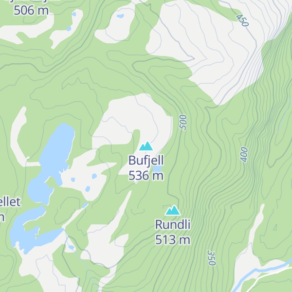 Map of Bufjell