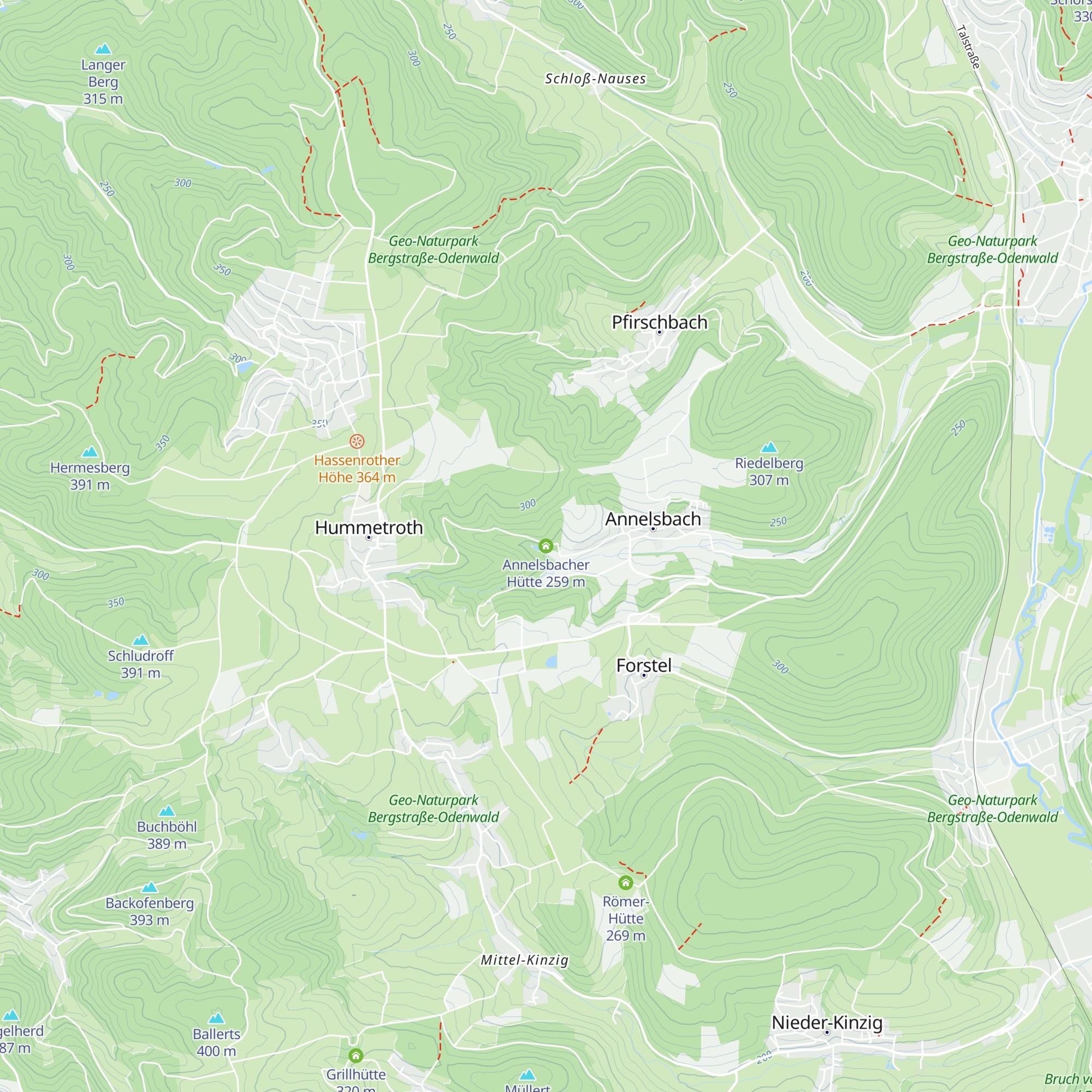 Annelsbacher Hütte map
