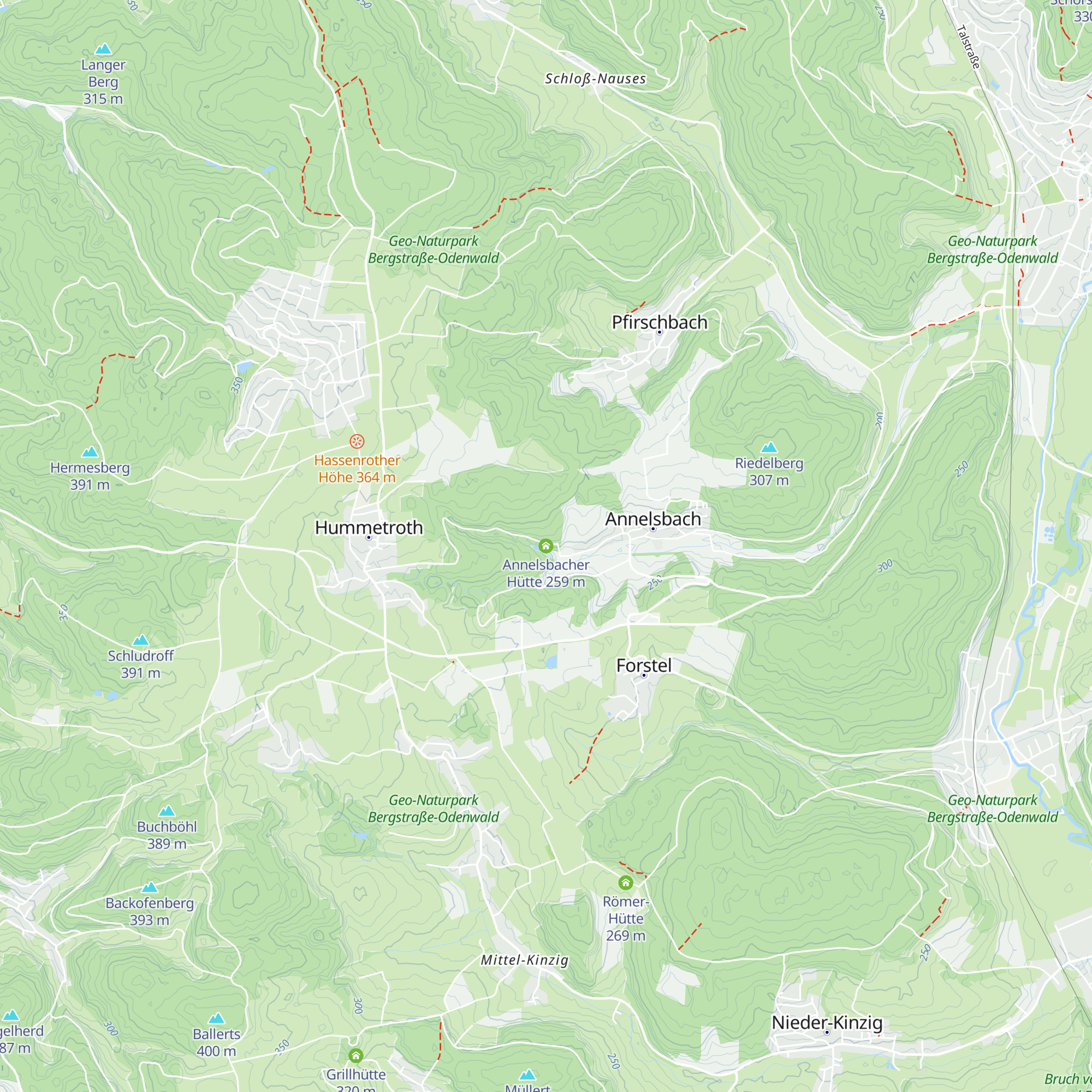 Annelsbacher Hütte map