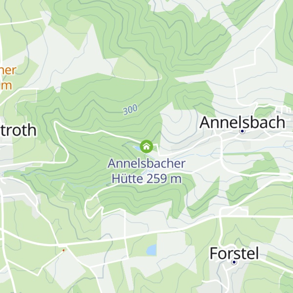 Map of Annelsbacher Hütte