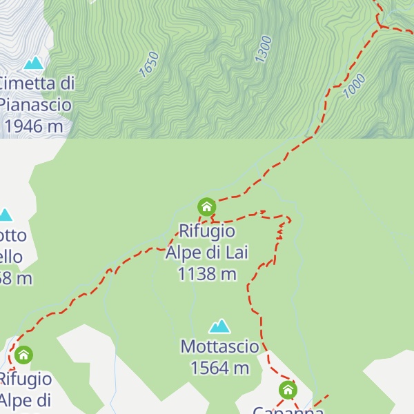 Map of Rifugio Alpe di Lai