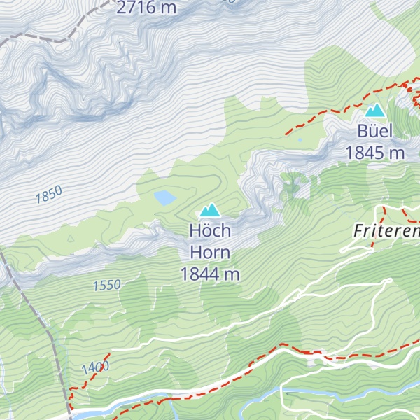 Map of Höch Horn