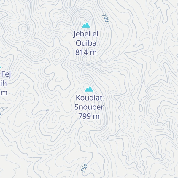 Map of Koudiat Snouber