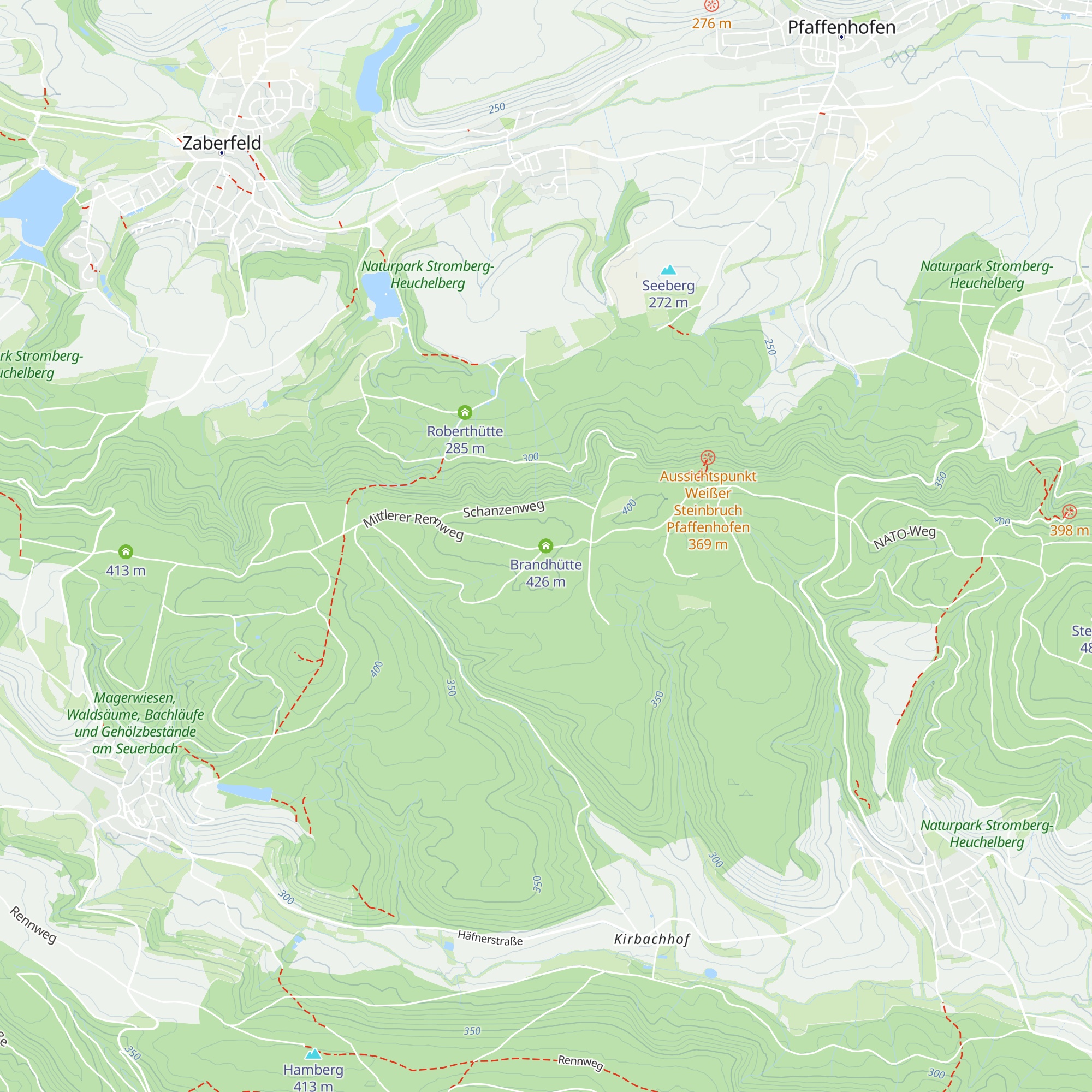 Brandhütte map