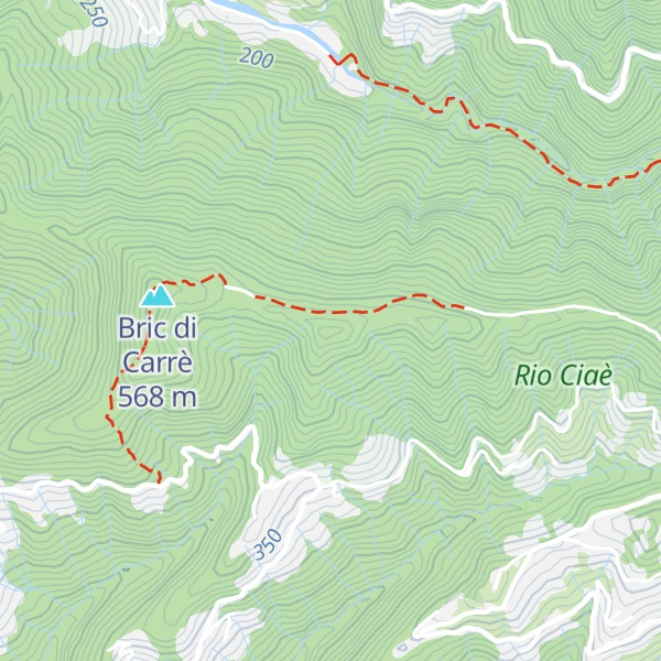 Map of Monte Rostegasso