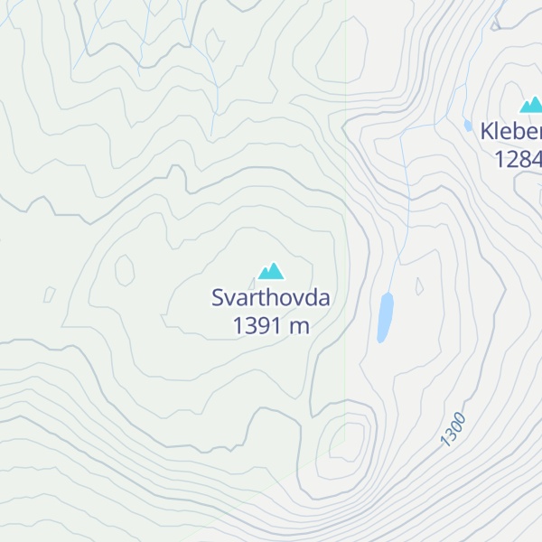 Map of Svarthovda