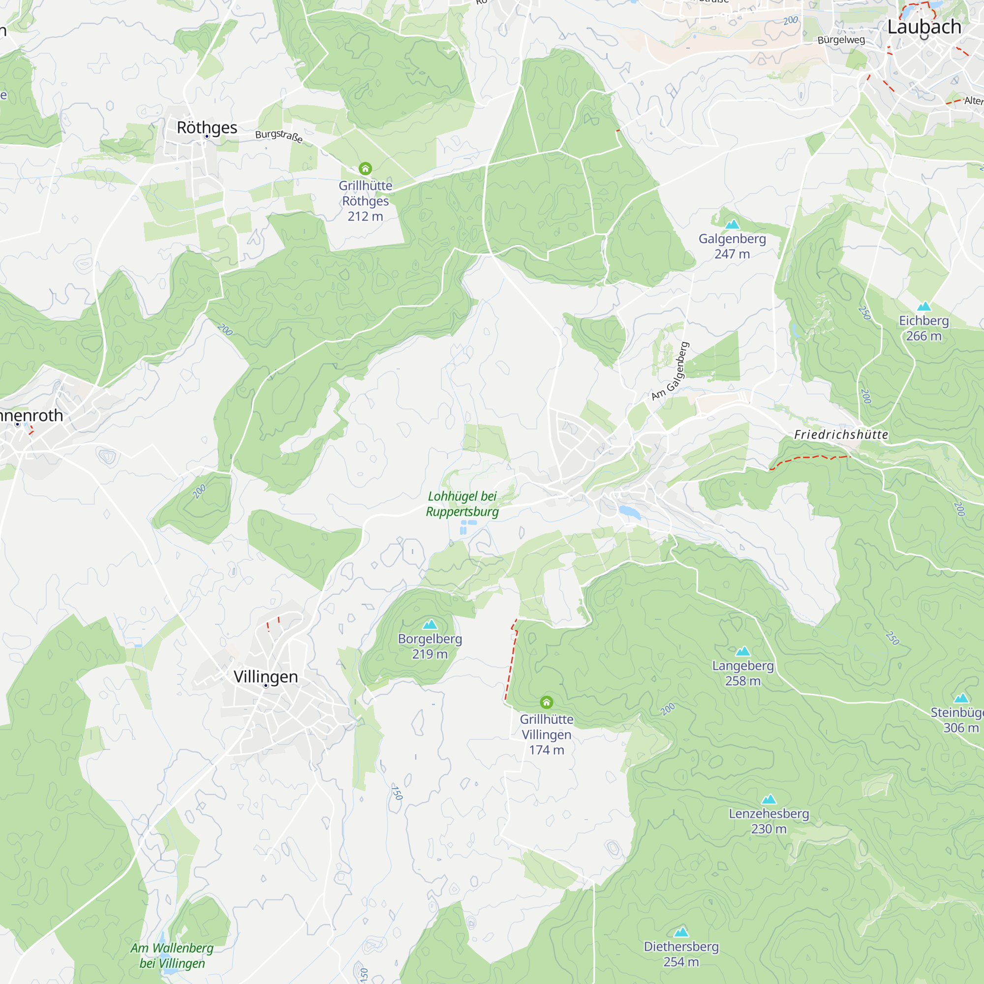 Sportheim + Grillhütte Ruppertsburg map