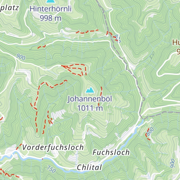 Map of Johannenböl
