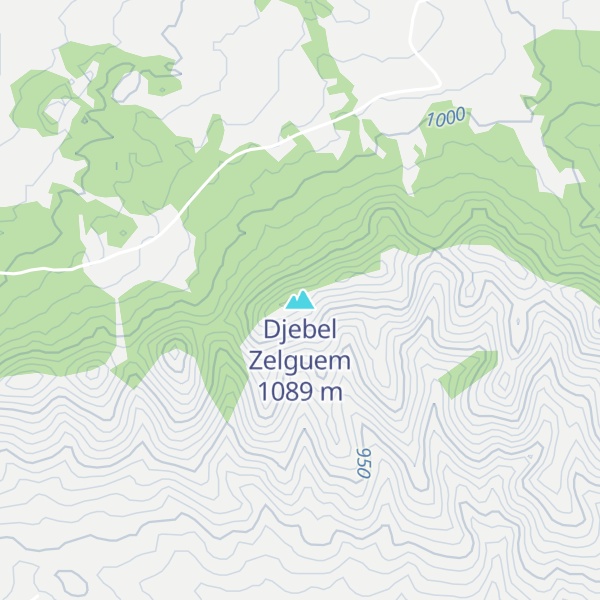 Map of Djebel Zelguem
