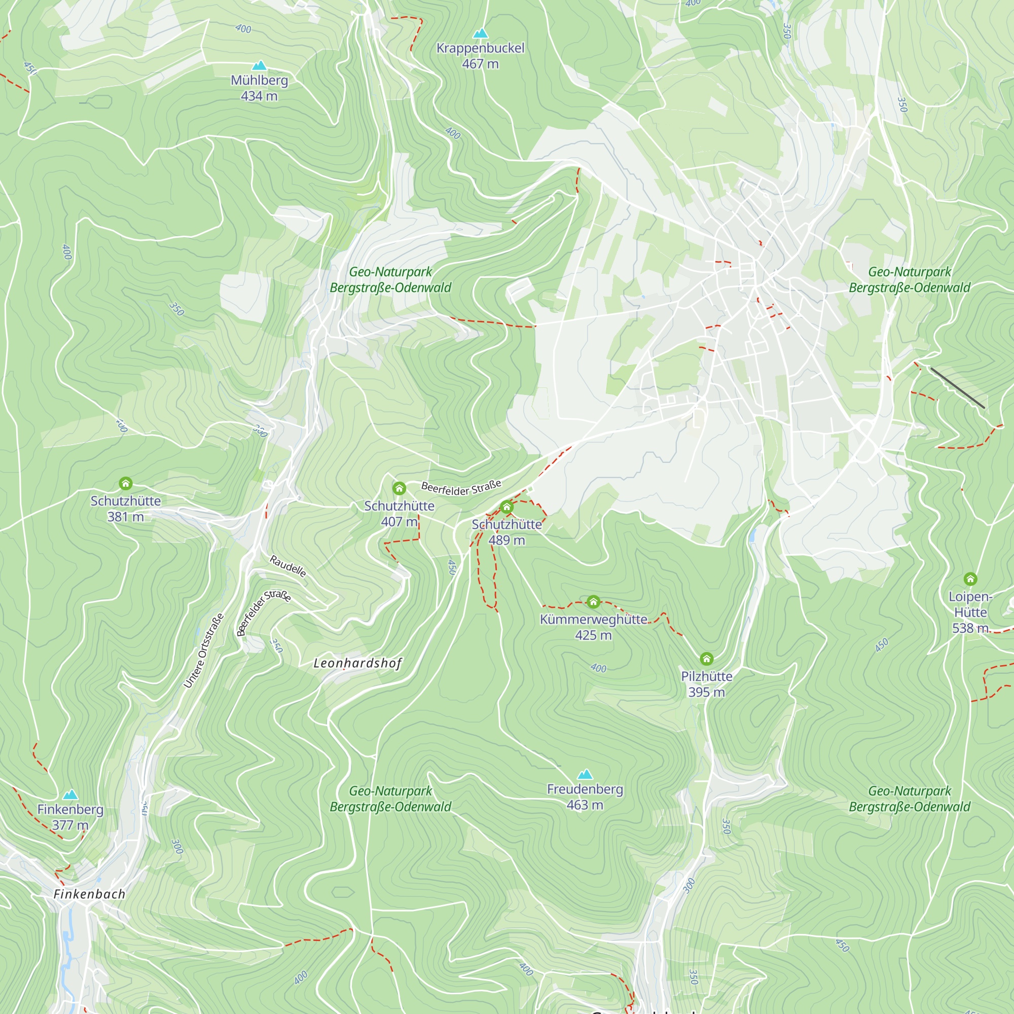 Schutzhütte map