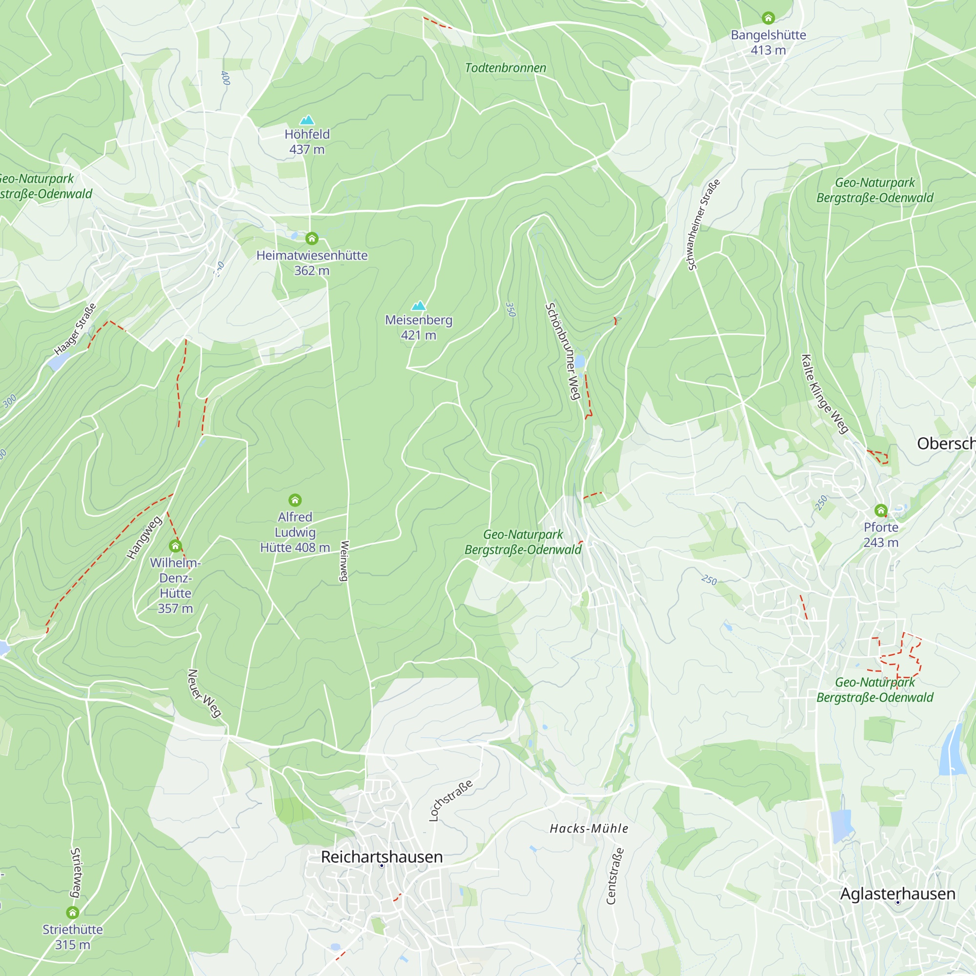 Hackwaldhütte map