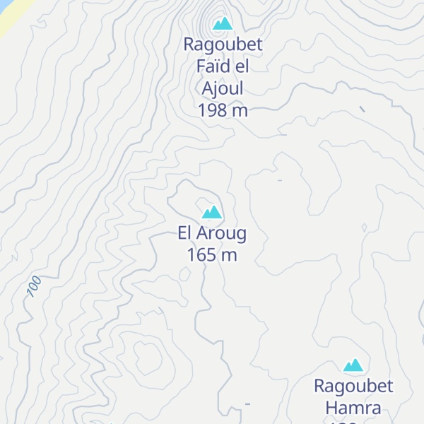 Map of El Aroug