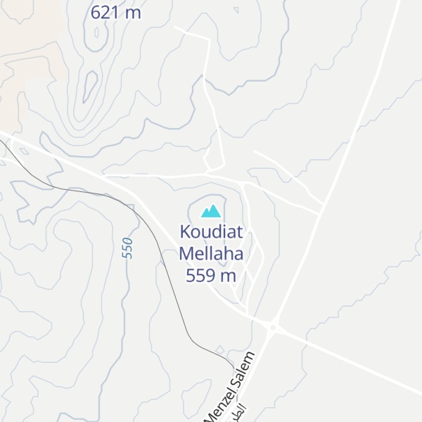 Map of Koudiat Mellaha