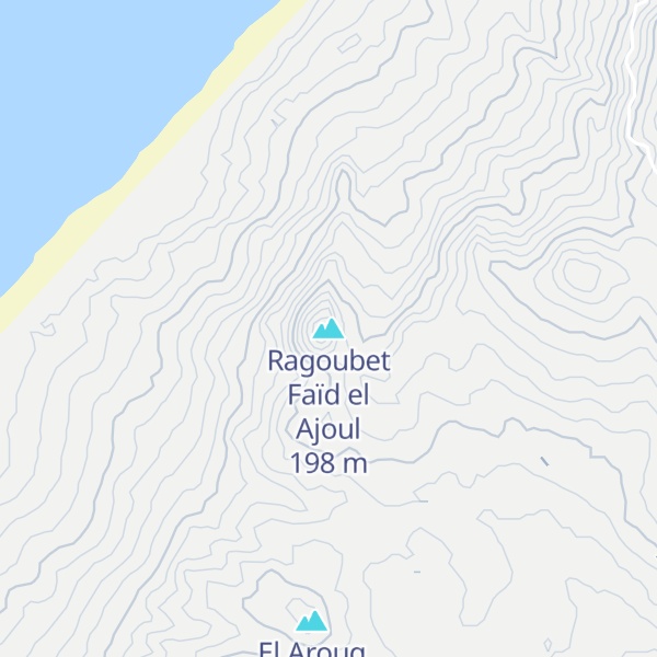 Map of Ragoubet Faïd el Ajoul