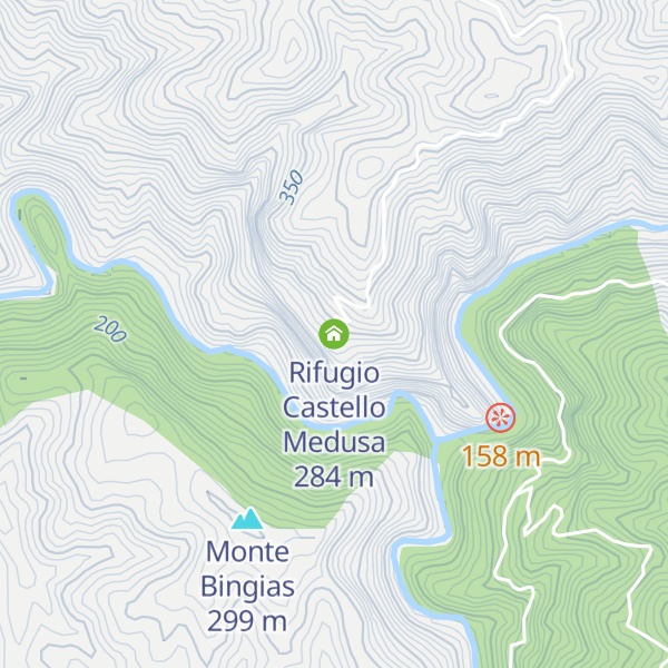 Map of Rifugio Castello Medusa