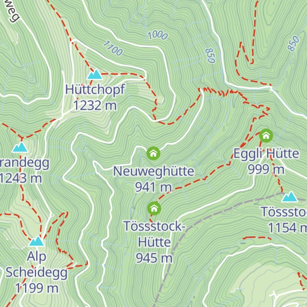 Map of Neuweghütte