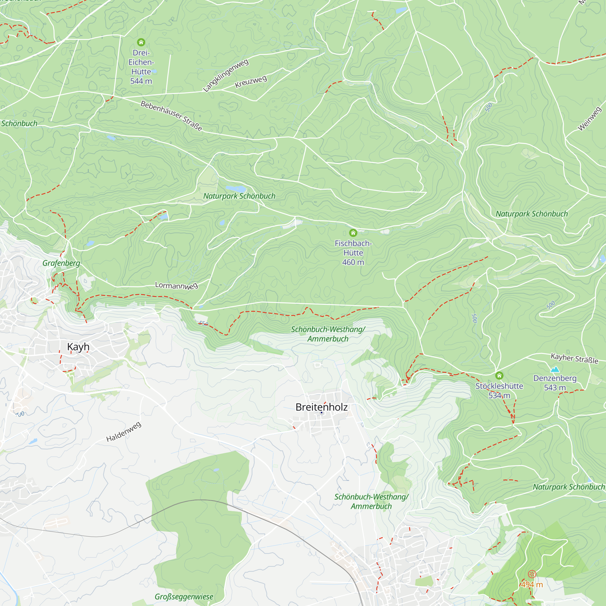 Steighau-Hütte map