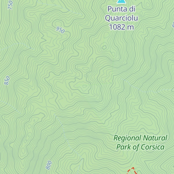 Map of Punta Pianu Maiori