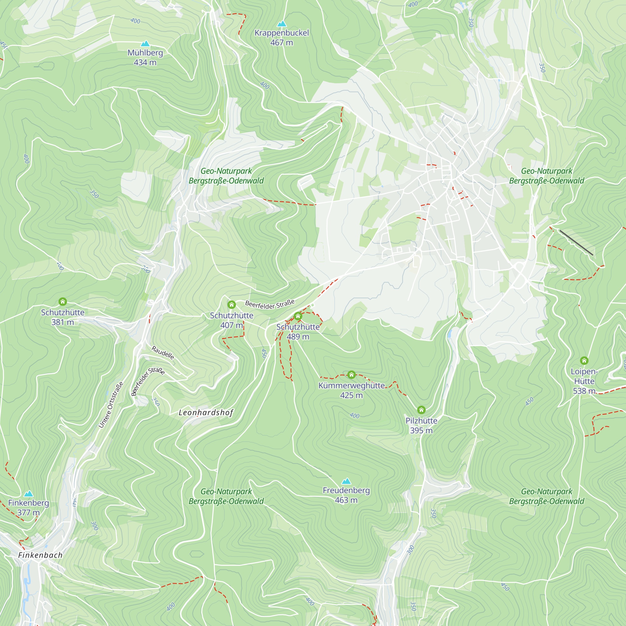 Schutzhütte map
