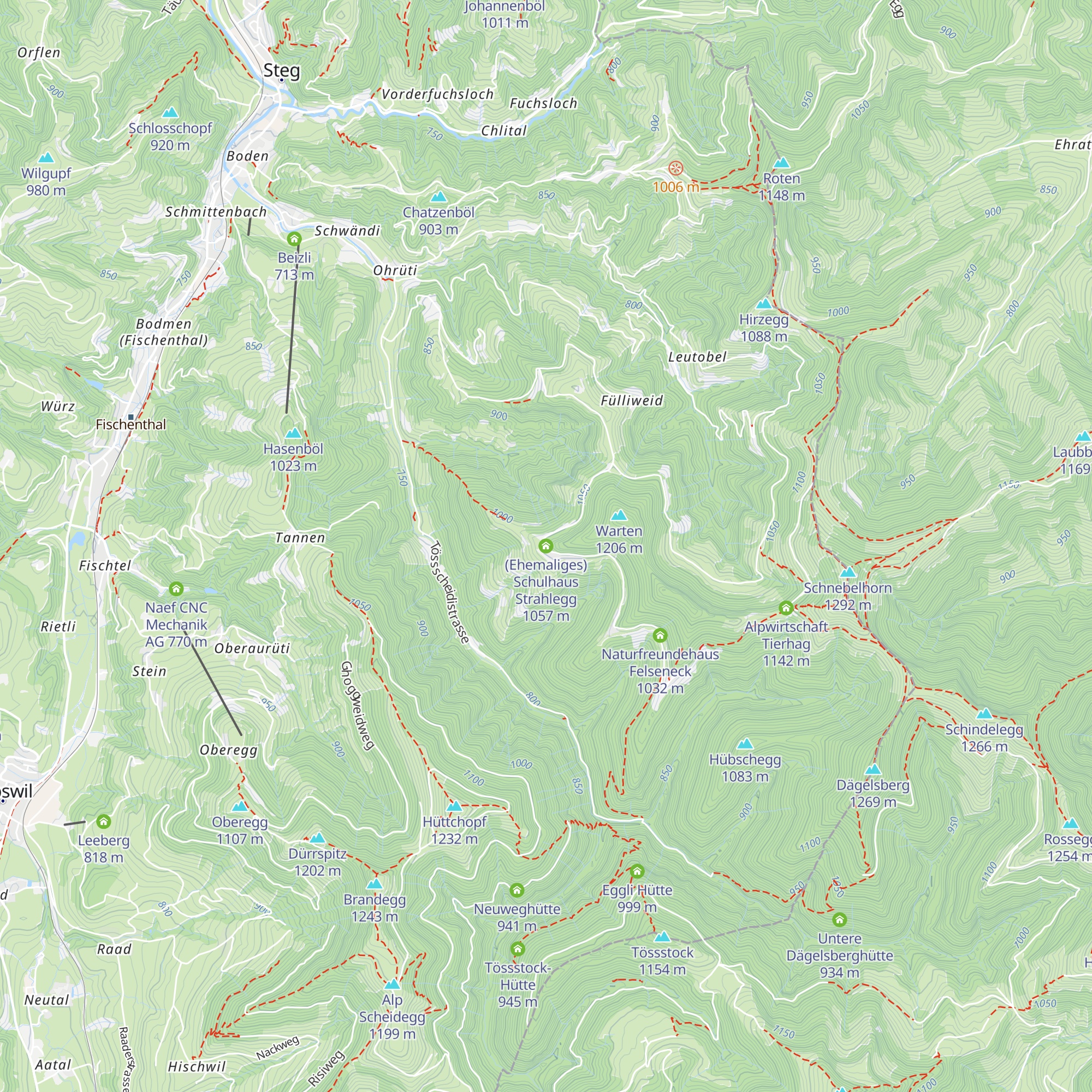 (Ehemaliges) Schulhaus Strahlegg map