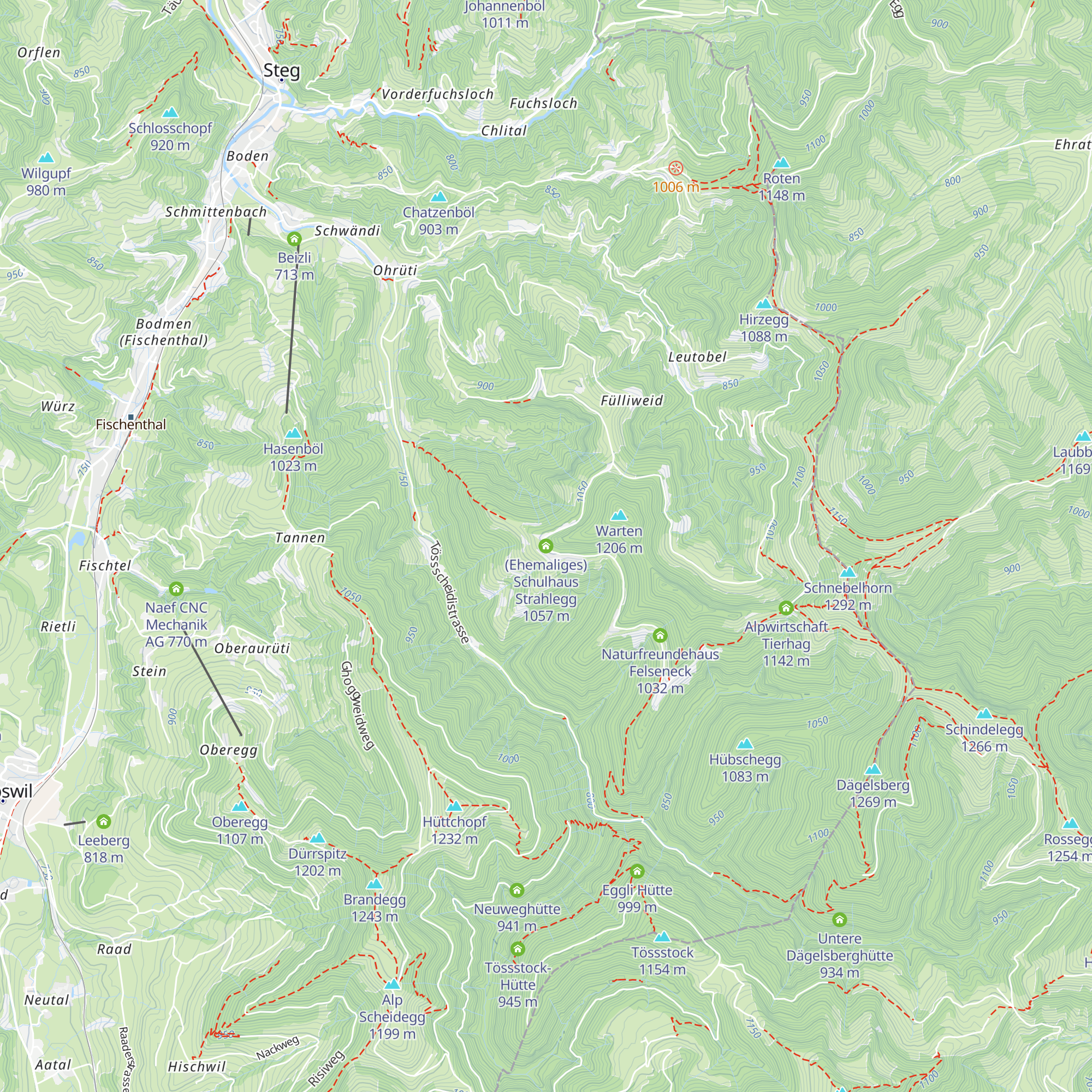 (Ehemaliges) Schulhaus Strahlegg map