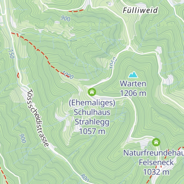 Map of (Ehemaliges) Schulhaus Strahlegg
