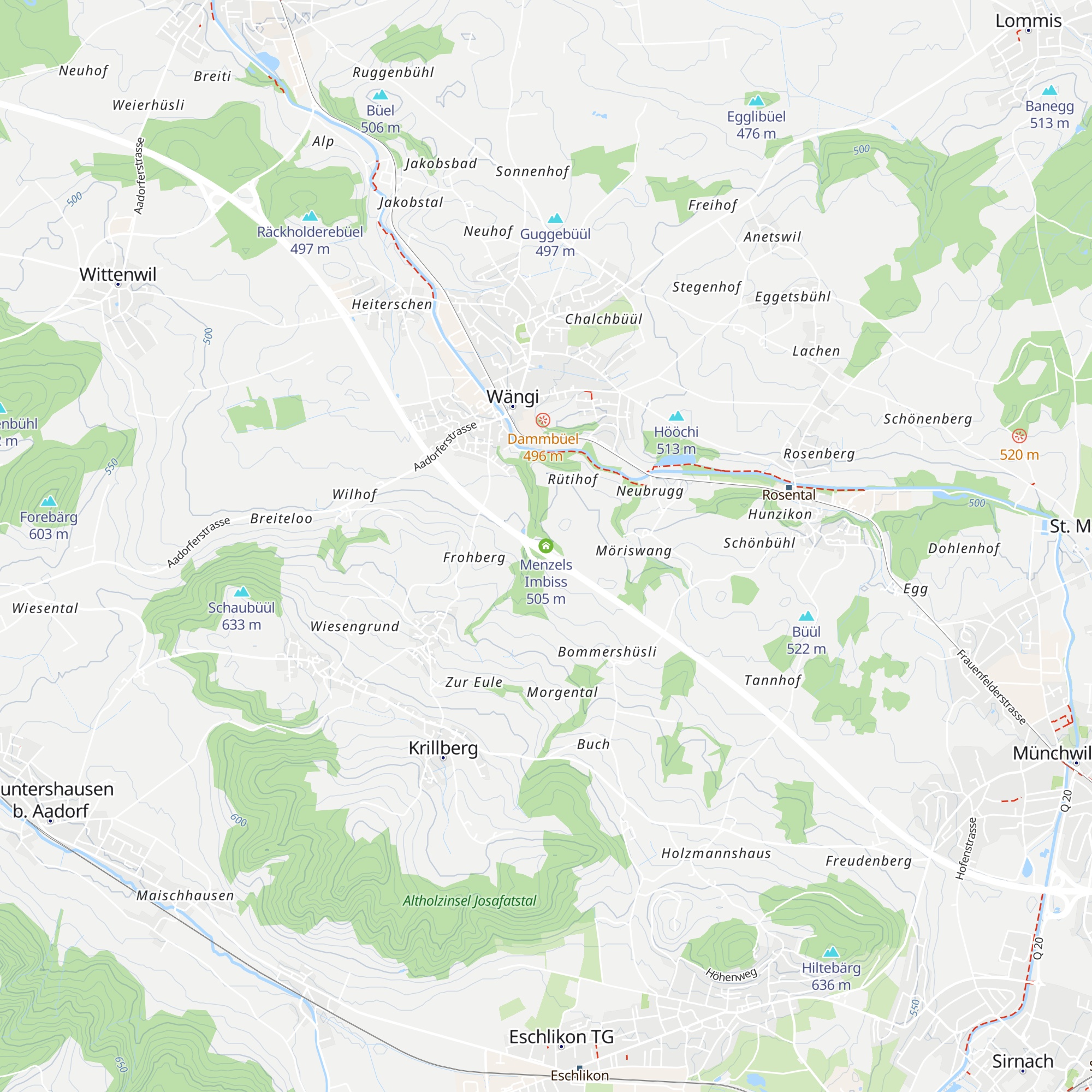 Menzels Imbiss map