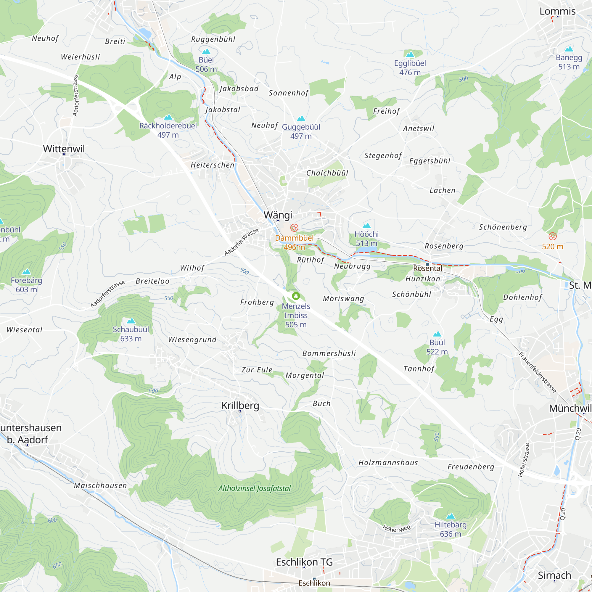 Menzels Imbiss map