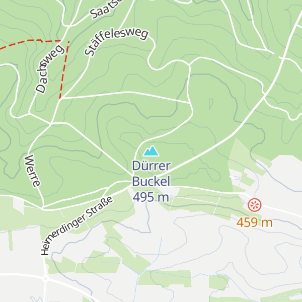 Map of Dürrer Buckel