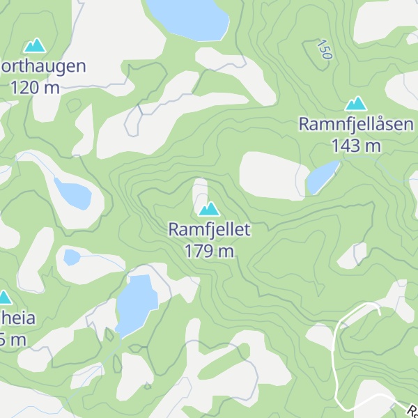 Map of Ramfjellet