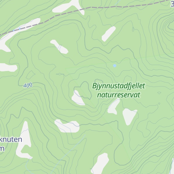 Map of Budalsfjellet