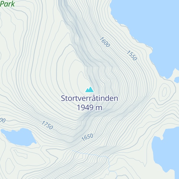 Map of Stortverråtinden