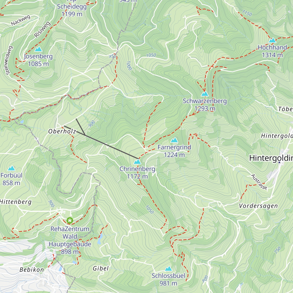 Bergrestaurant Farneralp map