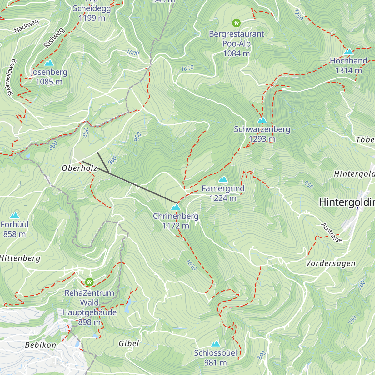 Bergrestaurant Farneralp map