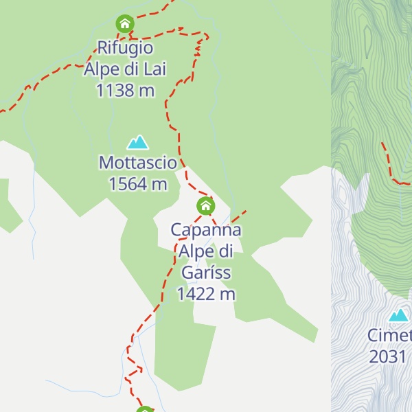 Map of Capanna Alpe di Garíss