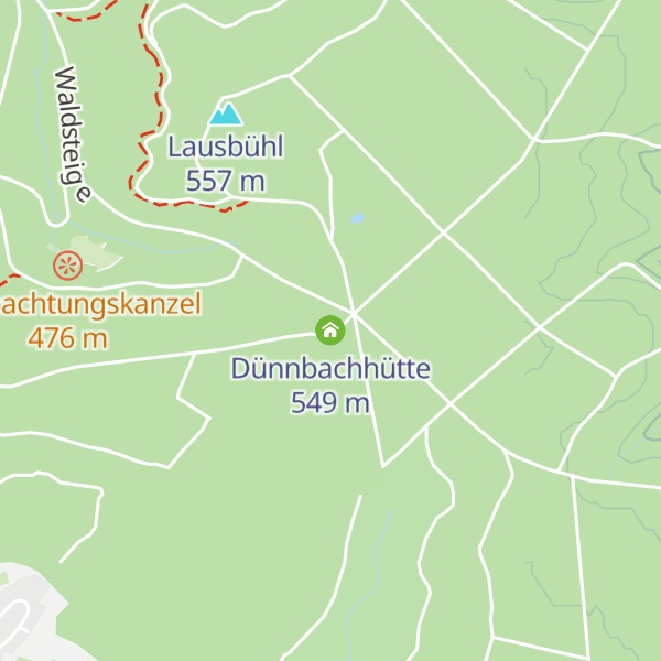 Map of Dünnbachhütte