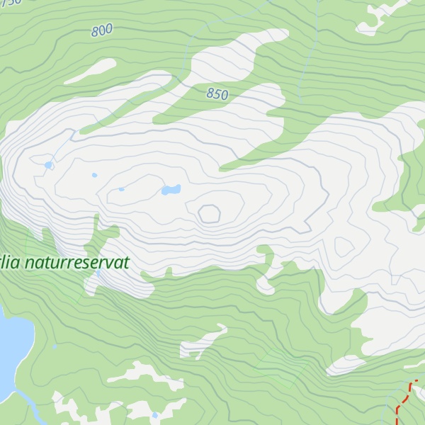 Map of Rognlifjellet