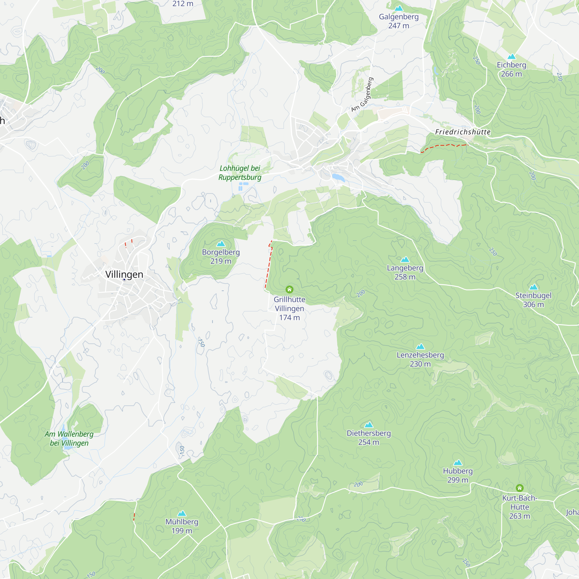 Grillhütte Villingen map