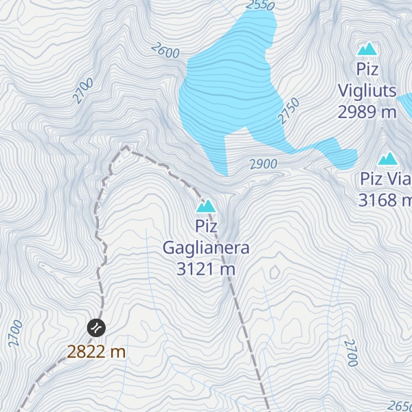 Map of Piz Gaglianera