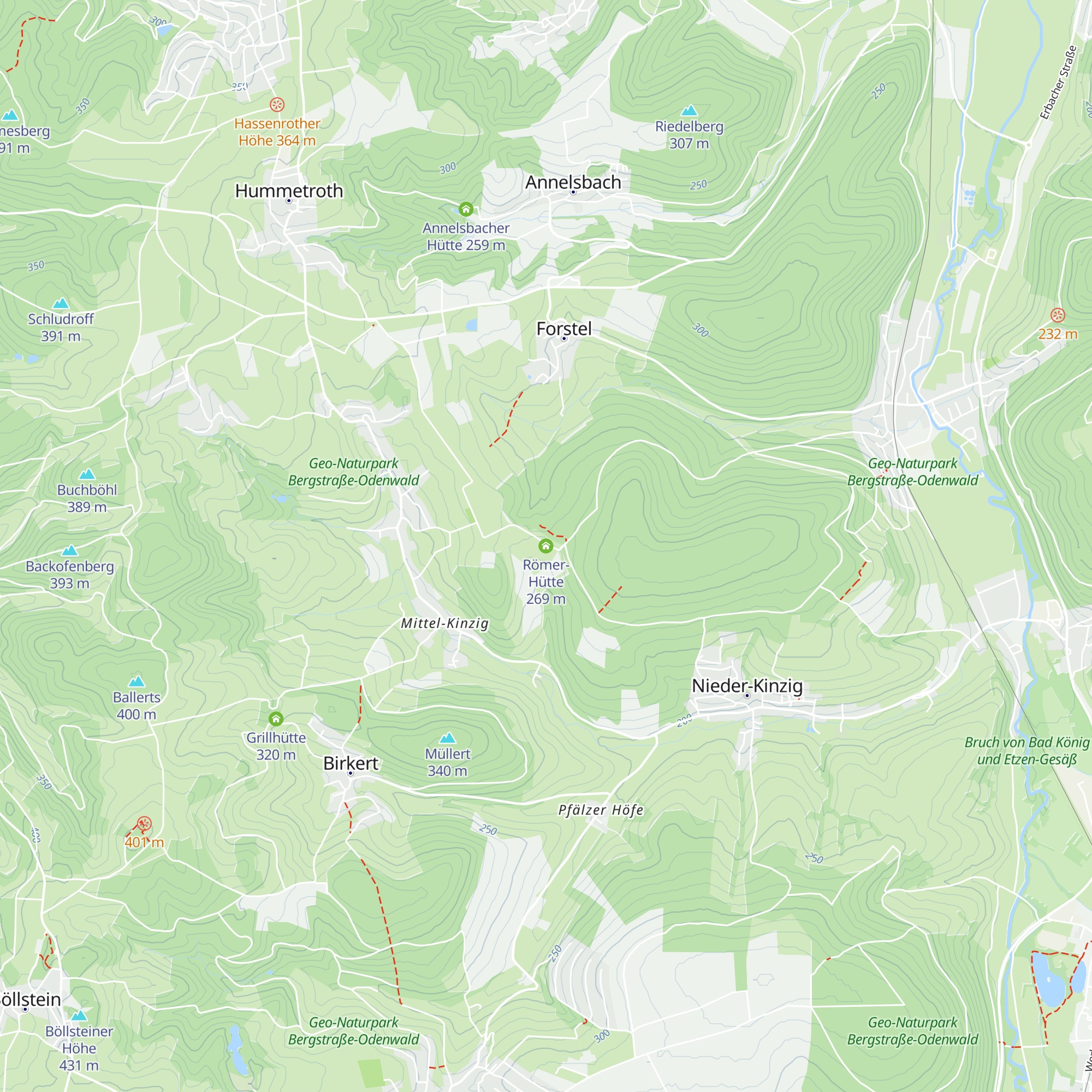 Römer-Hütte map